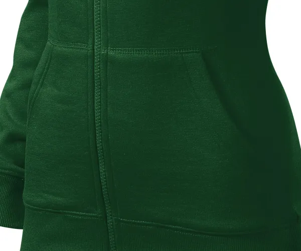 Sweat femme à capuche - poches de style kangourou