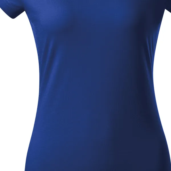 T-shirt coupe slim pour femme avec encolure en V - Coupe légèrement effilée