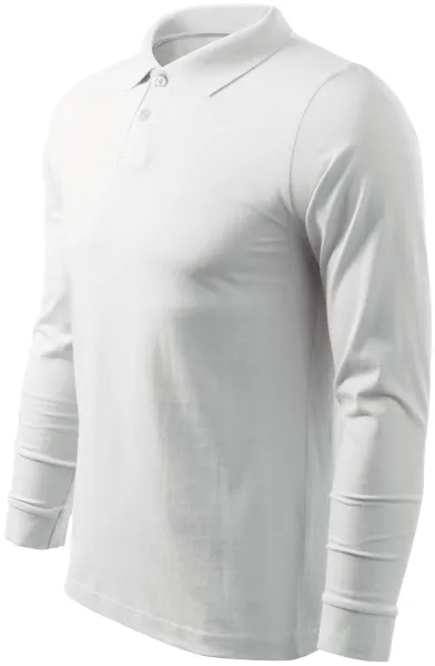 Polo à manches longues pour hommes - polo en coton pour homme