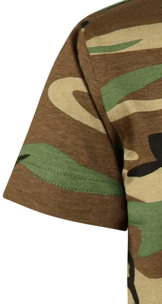 T-shirt camouflage pour enfants - Manches courtes classiques