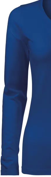 T-shirt ajusté à manches longues pour femme - Manches longues classiques