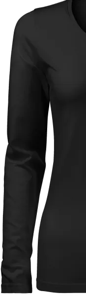 T-shirt ajusté à manches longues pour femme - Manches longues classiques