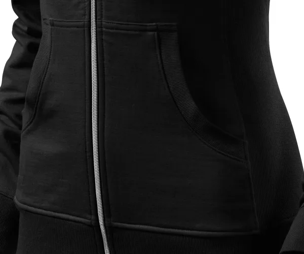 Sweat femme sans capuche - poches de style kangourou