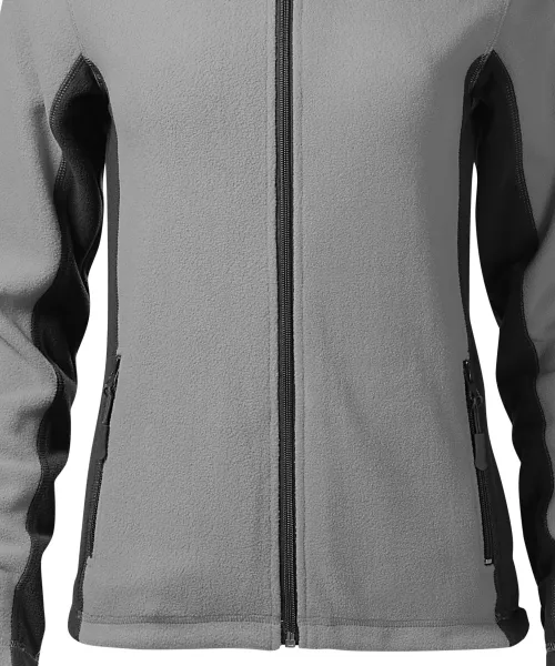 Veste contrastée en molleton pour femme - Coupe légèrement effilée