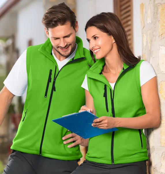 Veste polaire contrastée - Gilet polaire unisexe - pour femmes et hommes