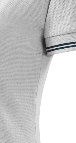 Polo contrasté pour femme - Coupe avec coutures latérales