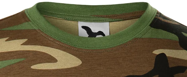 T-shirt camouflage pour enfants - Encolure ronde classique