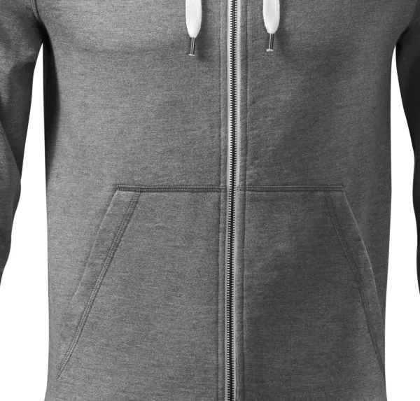 Sweat homme contrasté à capuche - Coupe ample avec coutures latérales