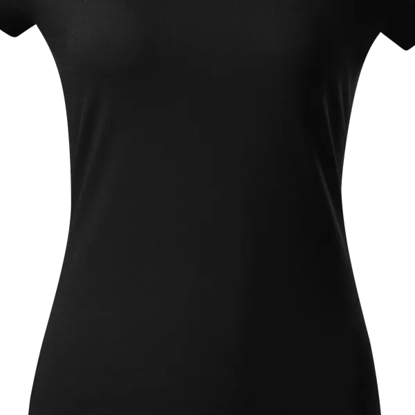 T-shirt coupe slim femme à encolure ronde - Coupe légèrement effilée