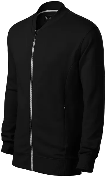 Sweat homme avec poches cachées - Sweat-shirt homme zippé sans capuche