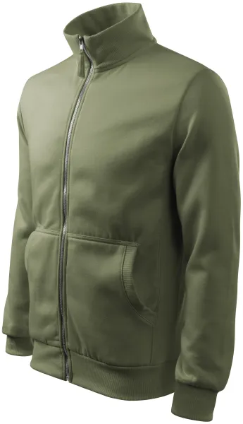 Sweat homme simple sans capuche - Sweat-shirt homme zippé sans capuche