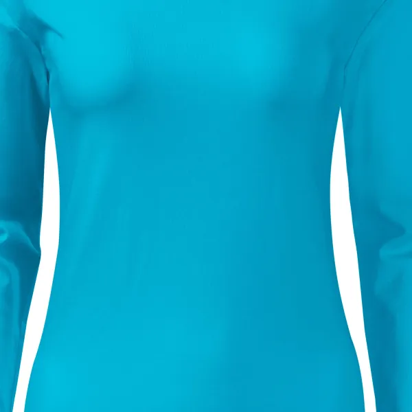 T-shirt ajusté à manches longues pour femme - Coupe légèrement effilée