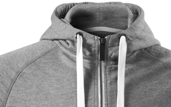 Sweat homme contrasté à capuche - Capuche avec cordons de serrage