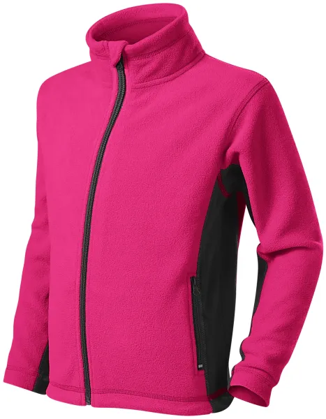 Veste polaire enfant contrastée - Veste polaire pour enfant avec éléments contrastés
