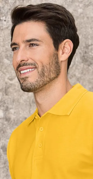 Polo ample homme - fermeture à 3 boutons