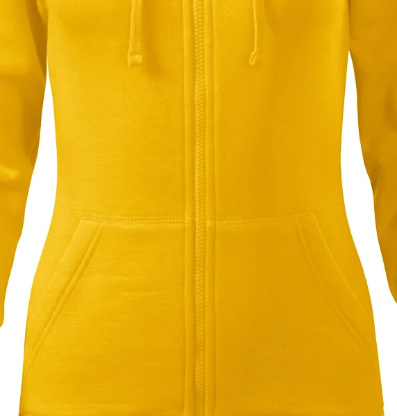 Sweat femme à capuche - Coupe fuselée avec coutures latérales