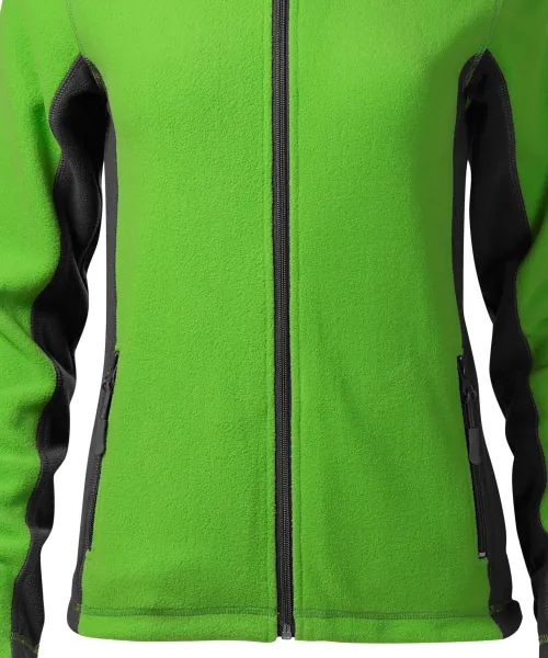 Veste contrastée en molleton pour femme - Coupe légèrement effilée