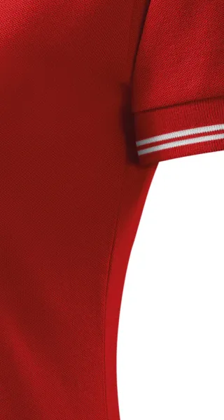 Polo contrasté pour femme - Coupe avec coutures latérales