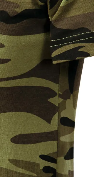 T-shirt camouflage pour enfants - Coupe avec coutures latérales