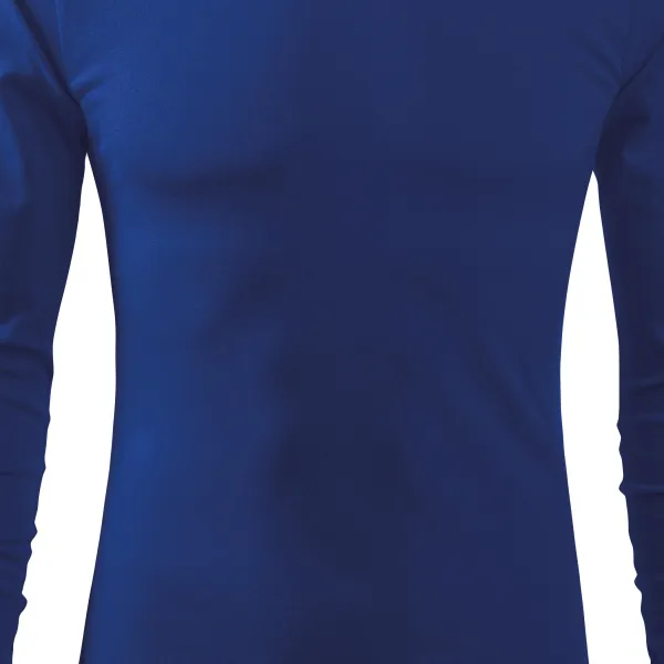 T-shirt à manches longues pour hommes - Coupe légèrement ajustée