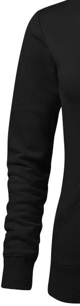 Sweat femme à capuche sans zip - manches longues classiques