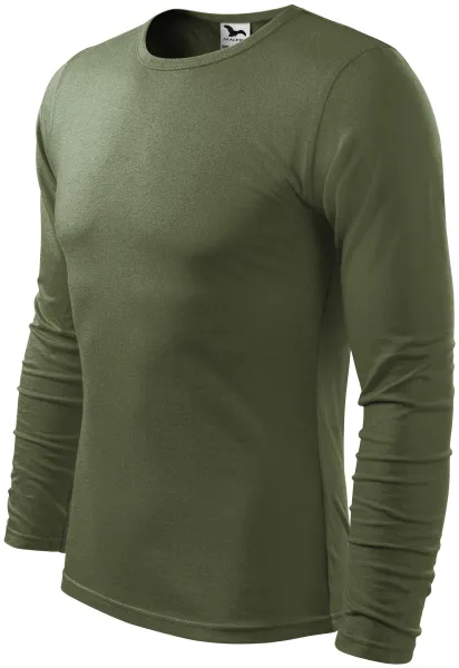 T-shirt à manches longues pour hommes - T-shirt en coton pour homme pour tous les jours