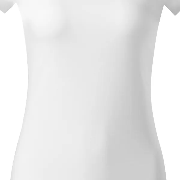 T-shirt coupe slim femme à encolure ronde - Coupe légèrement effilée