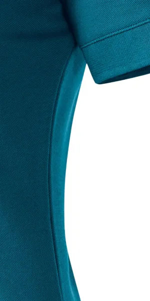 Polo femme coton bio - Coupe avec coutures latérales