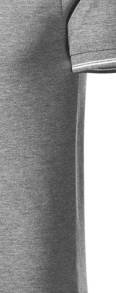 Polo homme contrasté - Coupe avec coutures latérales
