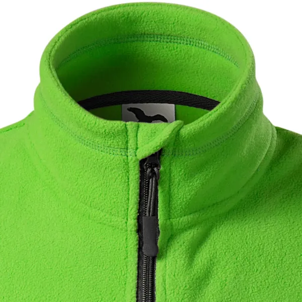 Veste polaire contrastée - Fermeture zippée jusqu'au menton