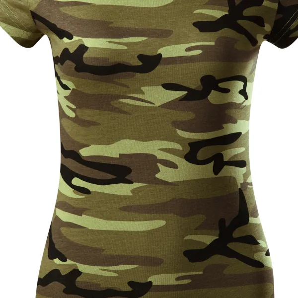 T-shirt camouflage femme - Coupe légèrement effilée