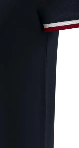 Polo homme col montant - Coupe avec coutures latérales