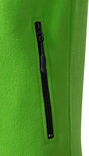 Veste polaire contrastée - Poches pratiques avec fermeture éclair