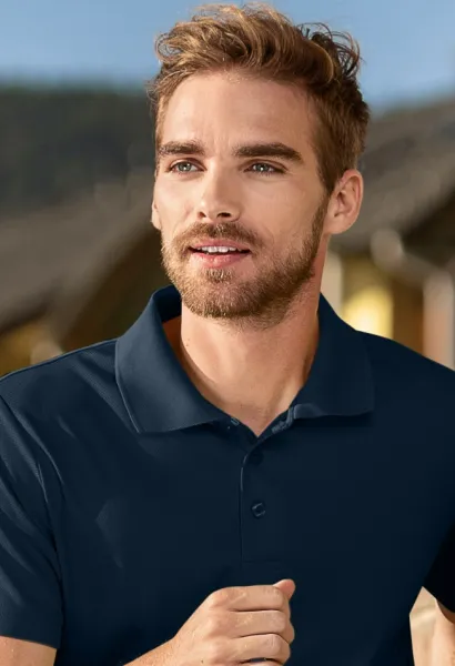 polo de sport - Fermeture à 3 boutons