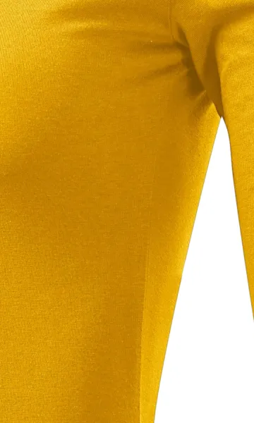 T-shirt femme à manches longues - Coupe avec coutures latérales