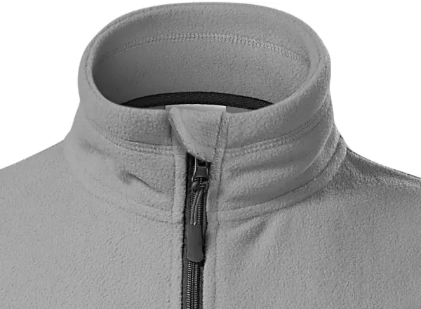 Veste contrastée en molleton pour femme - Fermeture zippée jusqu'au menton