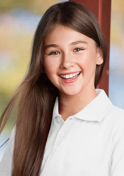 Polo pour enfants - fermeture à 3 boutons