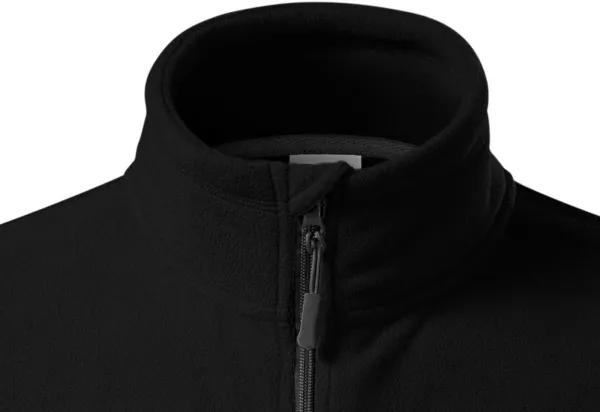 Veste polaire homme contrastée - Fermeture zippée jusqu'au menton