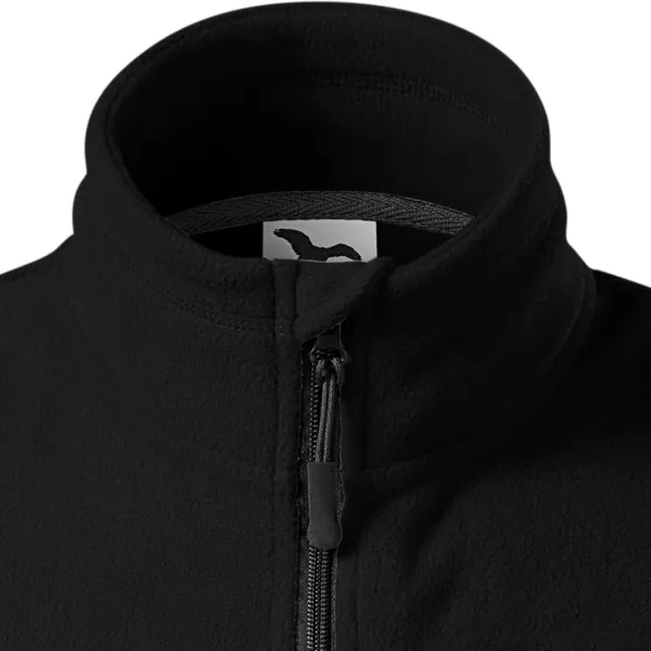 Veste polaire contrastée - Fermeture zippée jusqu'au menton