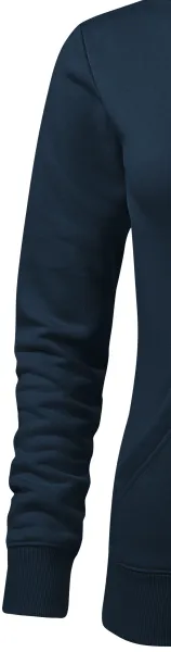 Sweat femme à capuche sans zip - manches longues classiques