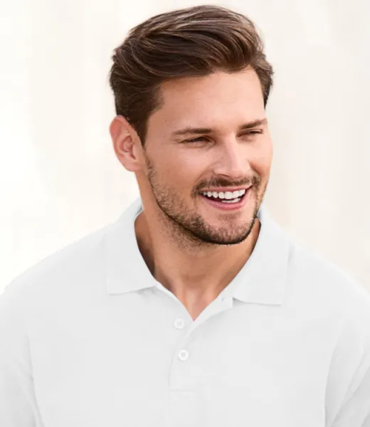 Polo élégant pour homme - Fermeture à 3 boutons