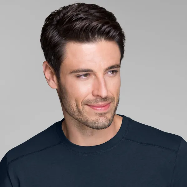 T-shirt homme décoré - Encolure ronde classique