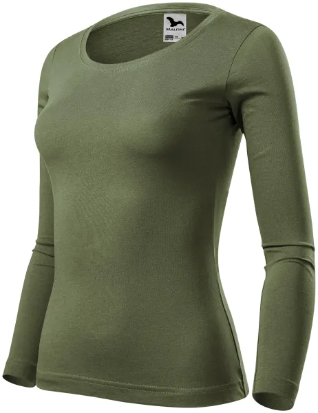 T-shirt femme à manches longues - T-shirt en coton pour femme pour tous les jours