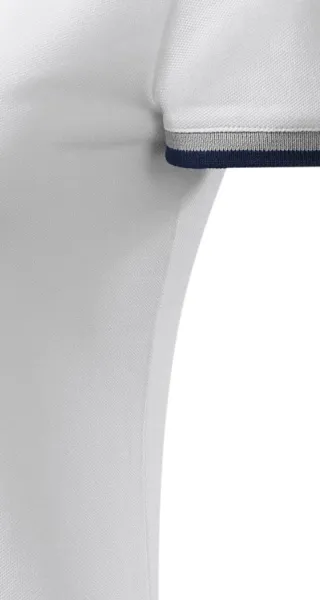 Polo pour femme avec col relevé - Coupe avec coutures latérales