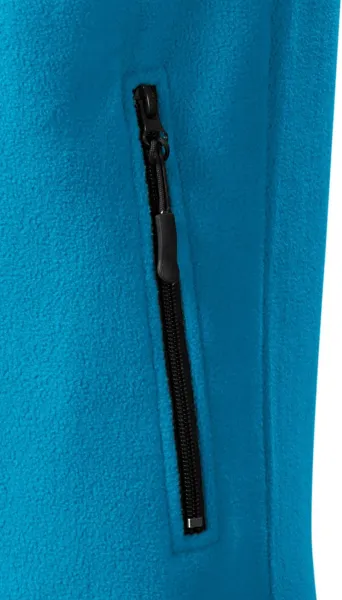 Veste polaire contrastée - Poches pratiques avec fermeture éclair