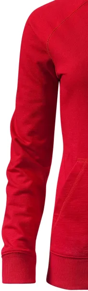 Sweat-shirt contrasté à capuche pour femme - manches longues classiques