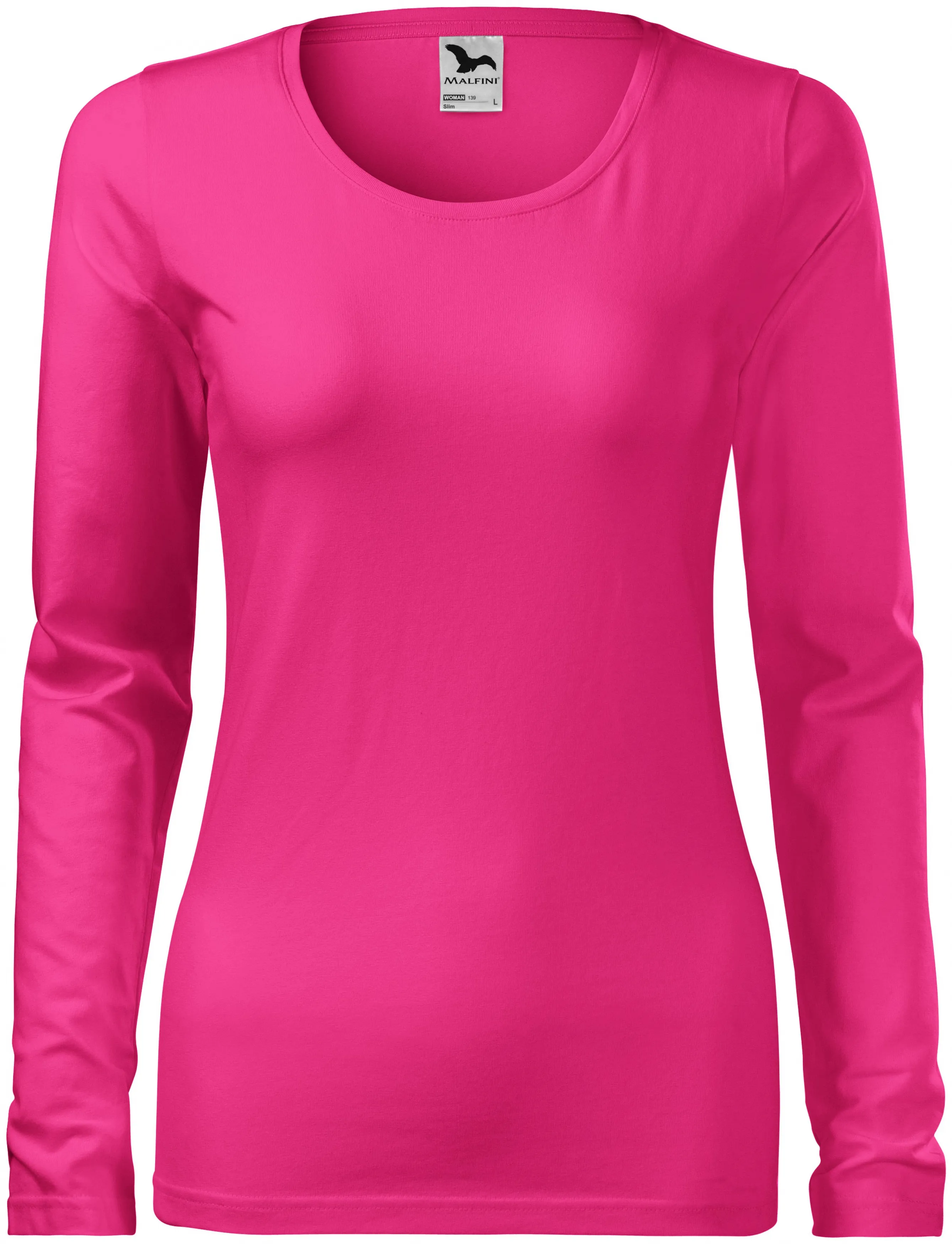 T-Shirt Femme Manches Longues Violet – Taille S, Coton, Occasion Très Bon État