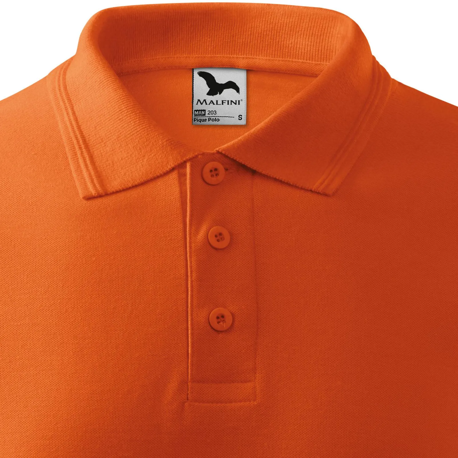 Polo ample homme - fermeture à 3 boutons